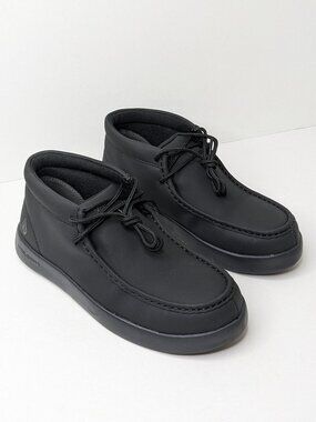 Volcom Chill Slip-On Mid Cut Safety Toe Work Boots Black Mens 7 Wide